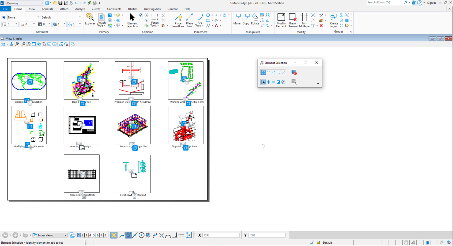 Formation MicroStation : seed files et models (prototype et modèles ...