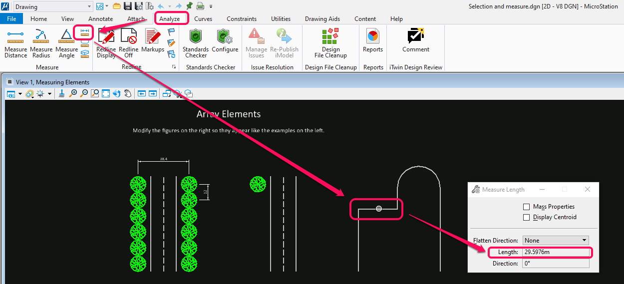 Formation MicroStation Sélections, propriétés et mesures Ajenyur